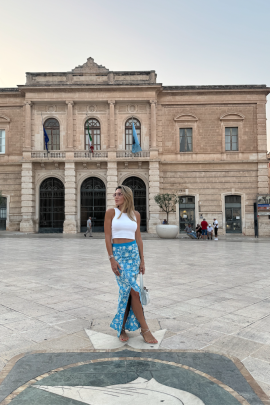 Sunflower Blue Skirt